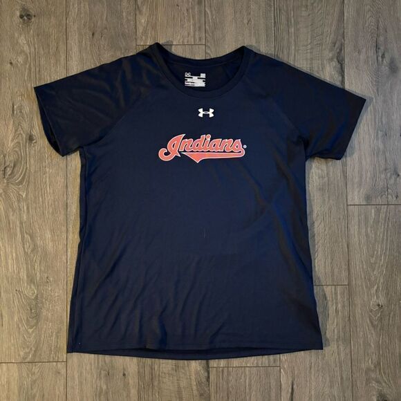Cleveland Indians Under Armour Men’s T shirt Size Large‎ - Picture 1 of 3